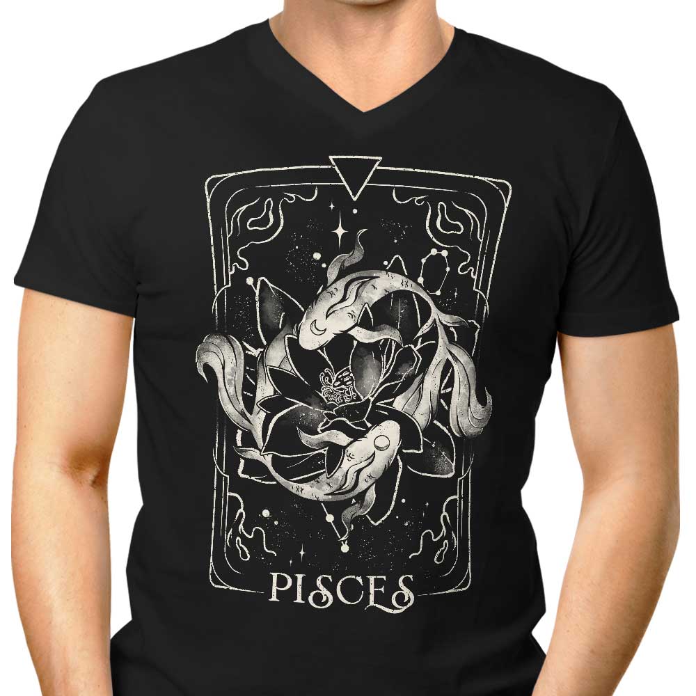 Pisces (Edu.Ely) Men's V-Neck - Adult & Kids T-Shirts, Sweatshirts & Hoodies apparel design preview 1