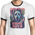 Pixel Ghost Ringer - Adult & Kids T-Shirts, Sweatshirts & Hoodies apparel design preview 1