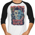 Pixel Halloween 3/4 Sleeve Raglan - Adult & Kids T-Shirts, Sweatshirts & Hoodies apparel design preview 1