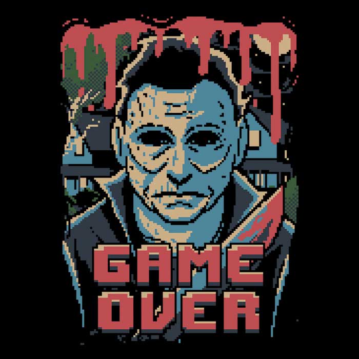 Pixel Halloween Women's Apparel - Adult & Kids T-Shirts, Sweatshirts & Hoodies apparel design preview 2