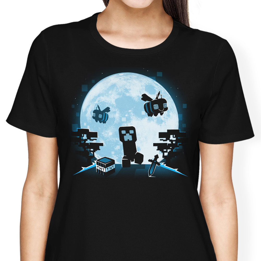 Pixel Moon Women's Apparel - Adult & Kids T-Shirts, Sweatshirts & Hoodies apparel design preview 1