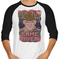 Pixel Nightmare 3/4 Sleeve Raglan - Adult & Kids T-Shirts, Sweatshirts & Hoodies apparel design preview 1
