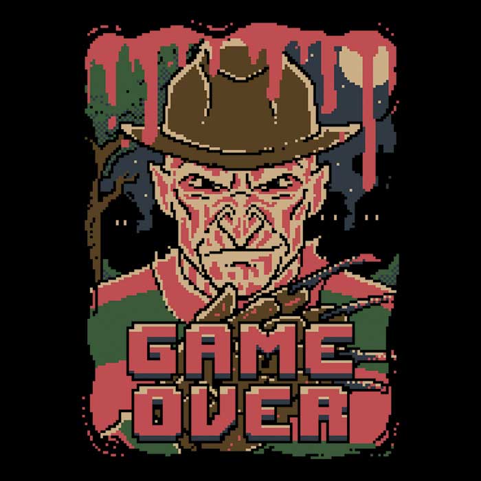 Pixel Nightmare Men's Apparel - Adult & Kids T-Shirts, Sweatshirts & Hoodies apparel design preview 2