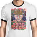 Pixel Nightmare Ringer - Adult & Kids T-Shirts, Sweatshirts & Hoodies apparel design preview 1