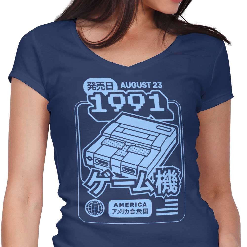 Pixel Symphony Women's V-Neck - Adult & Kids T-Shirts, Sweatshirts & Hoodies apparel design preview 1