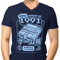Pixel Symphony Men's V-Neck - Adult & Kids T-Shirts, Sweatshirts & Hoodies apparel design preview 1