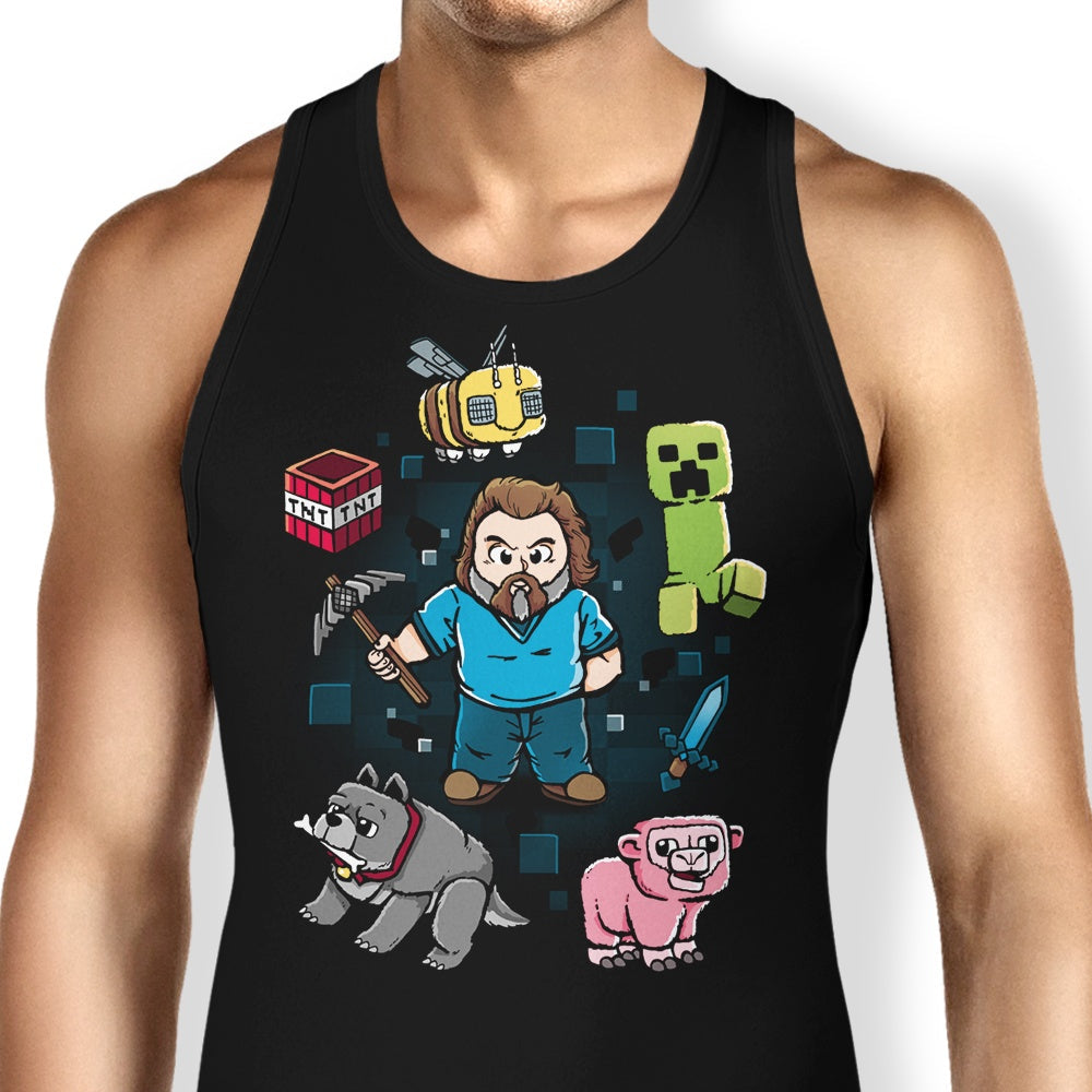 Pixel World Tank Top - Adult & Kids T-Shirts, Sweatshirts & Hoodies apparel design preview 1