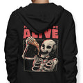 Pizza Keeps Me Alive - Adult & Kids T-Shirts, Sweatshirts & Hoodies apparel design preview 1