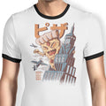 Pizza King Ringer - Adult & Kids T-Shirts, Sweatshirts & Hoodies apparel design preview 1