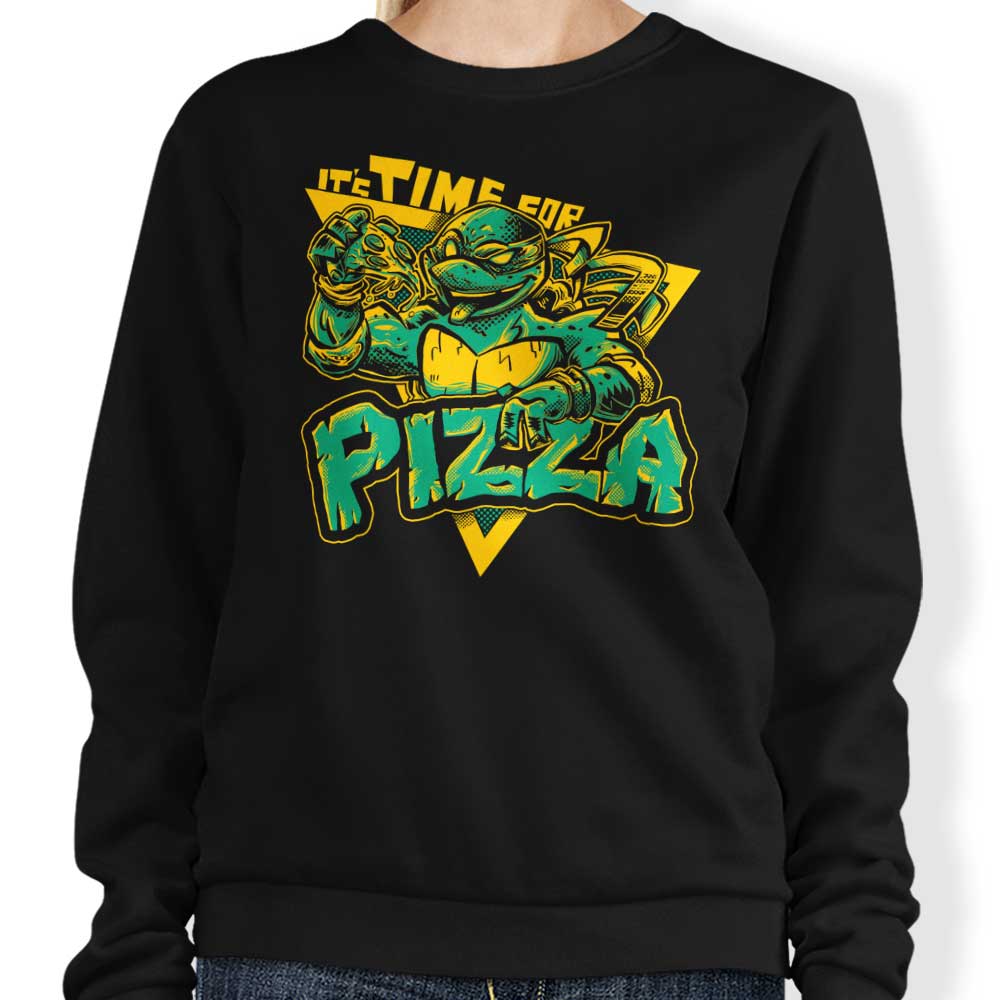 Pizza Time - Adult & Kids T-Shirts, Sweatshirts & Hoodies apparel design preview 1