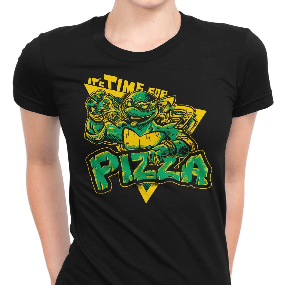 Pizza Time Women's Apparel - Adult & Kids T-Shirts, Sweatshirts & Hoodies apparel design preview 1