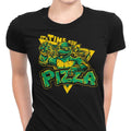 Pizza Time Women's Apparel - Adult & Kids T-Shirts, Sweatshirts & Hoodies apparel design preview 1