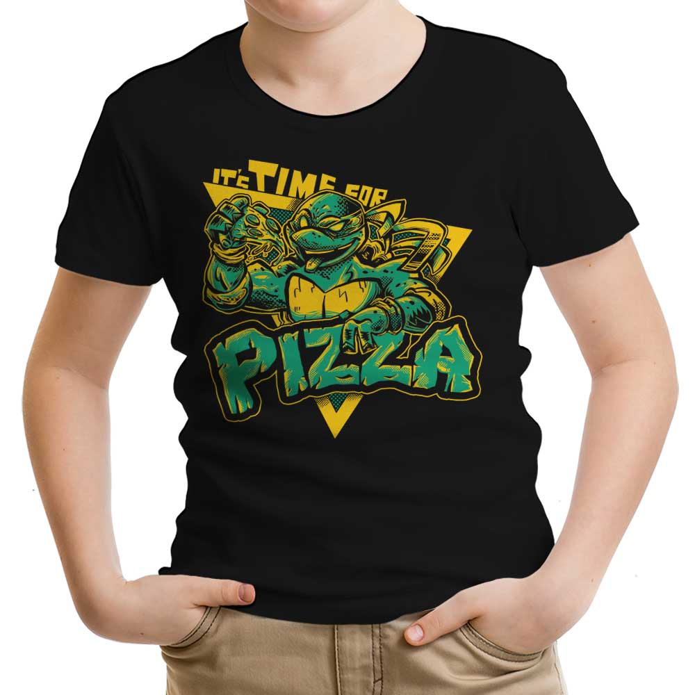Pizza Time Youth Apparel - Adult & Kids T-Shirts, Sweatshirts & Hoodies apparel design preview 1