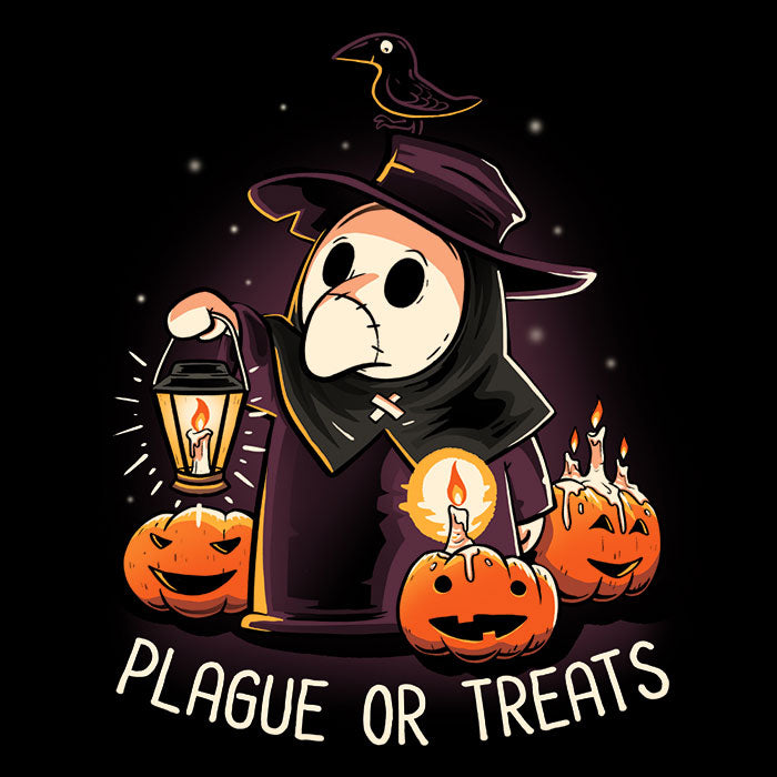 Plague or Treat Women's V-Neck - Adult & Kids T-Shirts, Sweatshirts & Hoodies apparel design preview 2