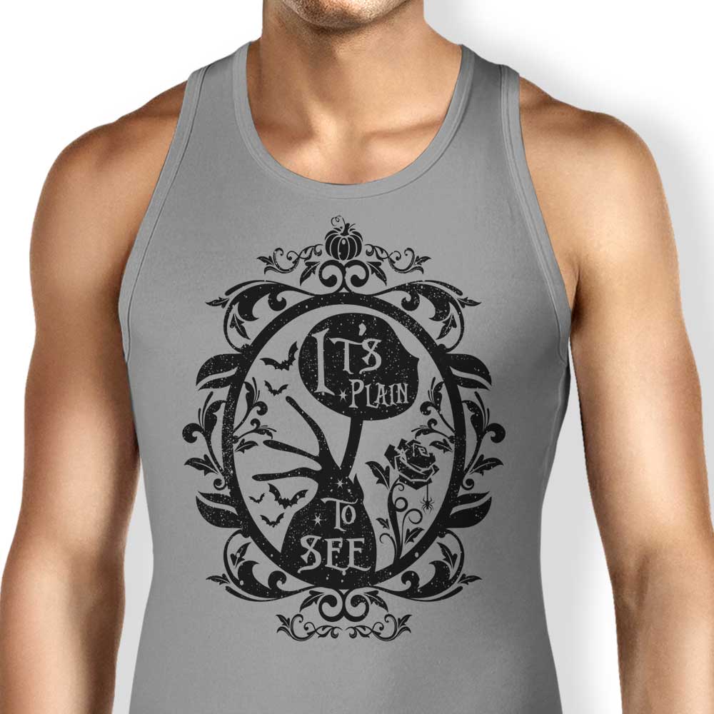 Plain to See Tank Top - Adult & Kids T-Shirts, Sweatshirts & Hoodies apparel design preview 1