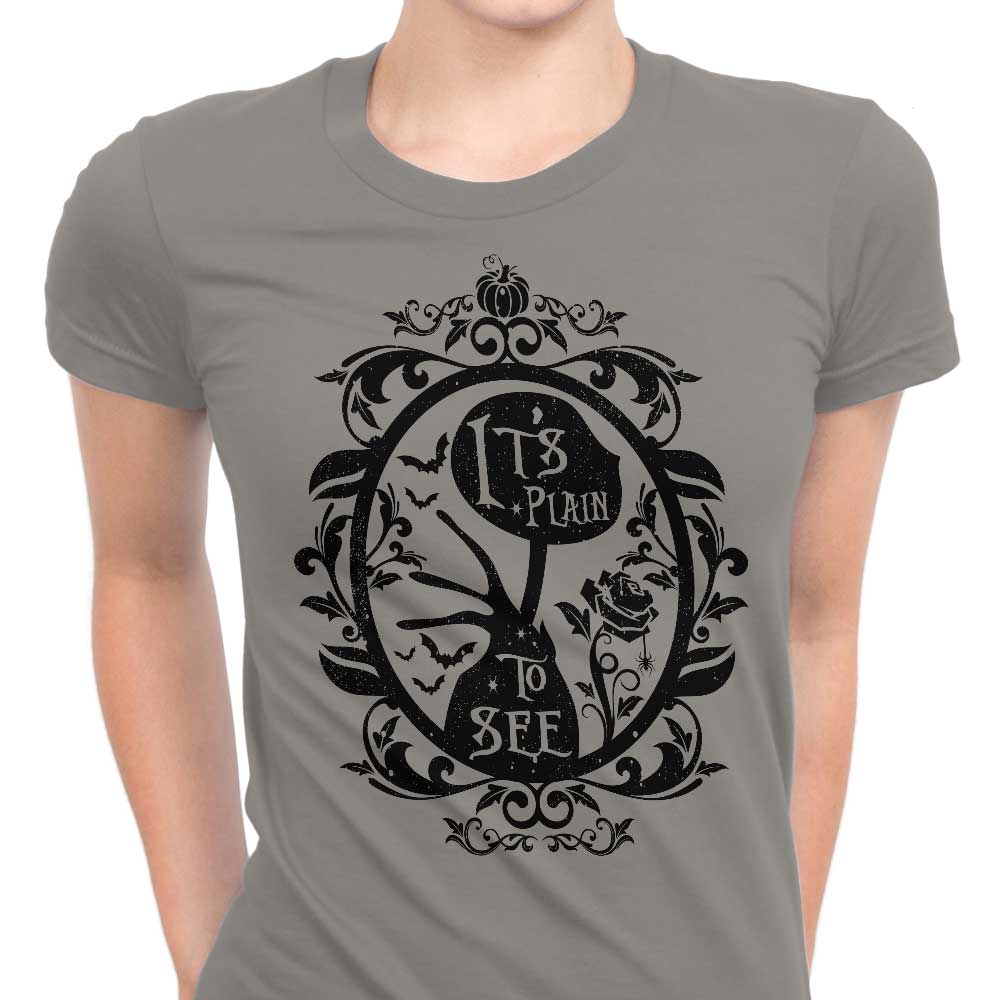 Plain to See Women's Apparel - Adult & Kids T-Shirts, Sweatshirts & Hoodies apparel design preview 1