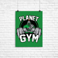 Planet Gym Poster - Adult & Kids T-Shirts, Sweatshirts & Hoodies apparel design preview 1