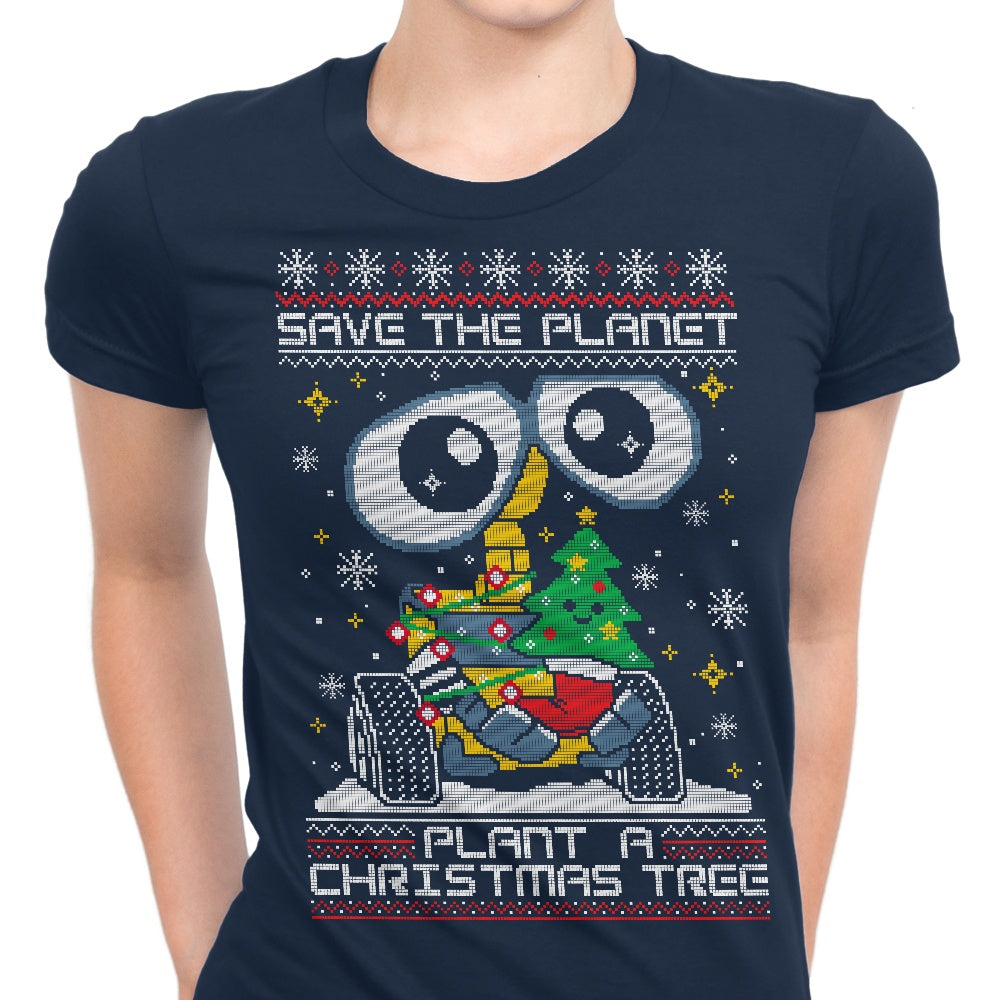 Plant a Christmas Tree Women's Apparel - Adult & Kids T-Shirts, Sweatshirts & Hoodies apparel design preview 1