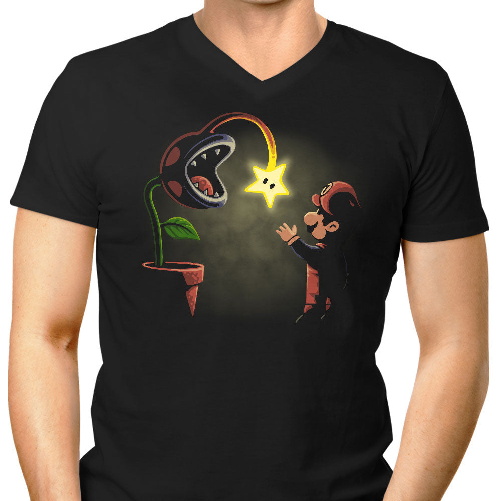 Plant Trap Men's V-Neck - Adult & Kids T-Shirts, Sweatshirts & Hoodies apparel design preview 1