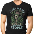 Plants More Than People Men's V-Neck - Adult & Kids T-Shirts, Sweatshirts & Hoodies apparel design preview 1