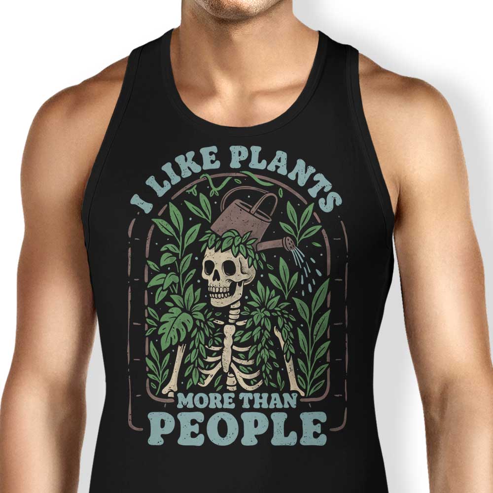 Plants More Than People Tank Top - Adult & Kids T-Shirts, Sweatshirts & Hoodies apparel design preview 1