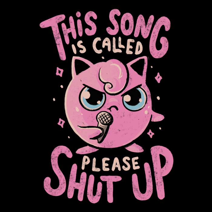 Please Shut Up Men's V-Neck - Adult & Kids T-Shirts, Sweatshirts & Hoodies apparel design preview 2