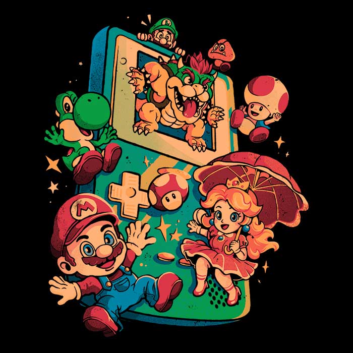 Plumber Game Women's V-Neck - Adult & Kids T-Shirts, Sweatshirts & Hoodies apparel design preview 2