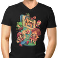 Plumber Game Men's V-Neck - Adult & Kids T-Shirts, Sweatshirts & Hoodies apparel design preview 1