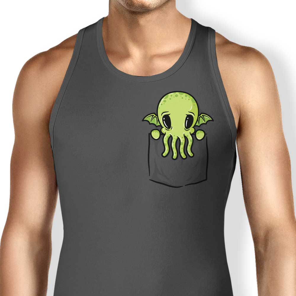 Pocket Cthulhu Tank Top - Adult & Kids T-Shirts, Sweatshirts & Hoodies apparel design preview 1