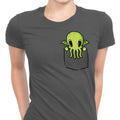 Pocket Cthulhu Women's Apparel - Adult & Kids T-Shirts, Sweatshirts & Hoodies apparel design preview 1