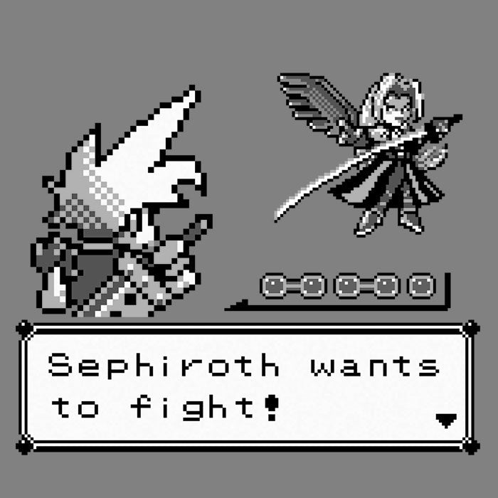 Pocket Fantasy VII - Adult & Kids T-Shirts, Sweatshirts & Hoodies apparel design preview 2