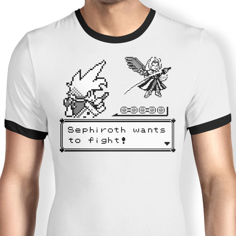 Pocket Fantasy VII Ringer - Adult & Kids T-Shirts, Sweatshirts & Hoodies apparel design preview 1