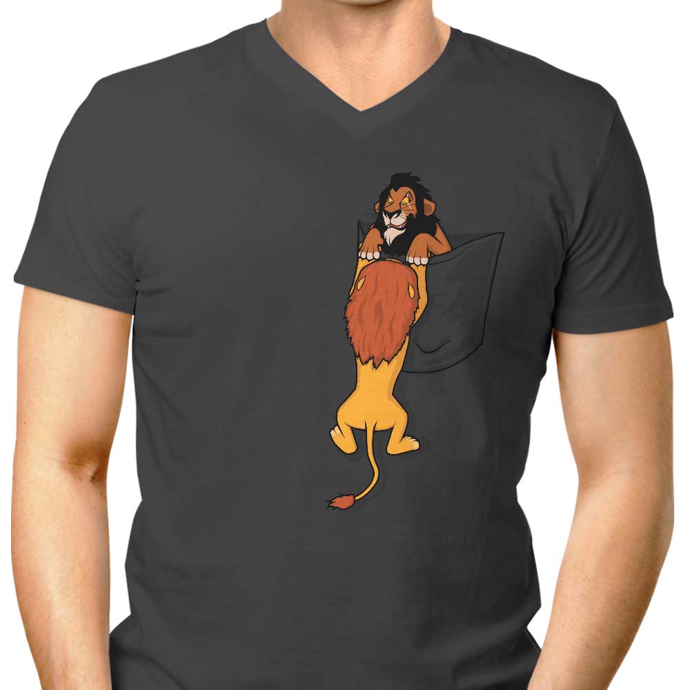 Pocket King Men's V-Neck - Adult & Kids T-Shirts, Sweatshirts & Hoodies apparel design preview 1