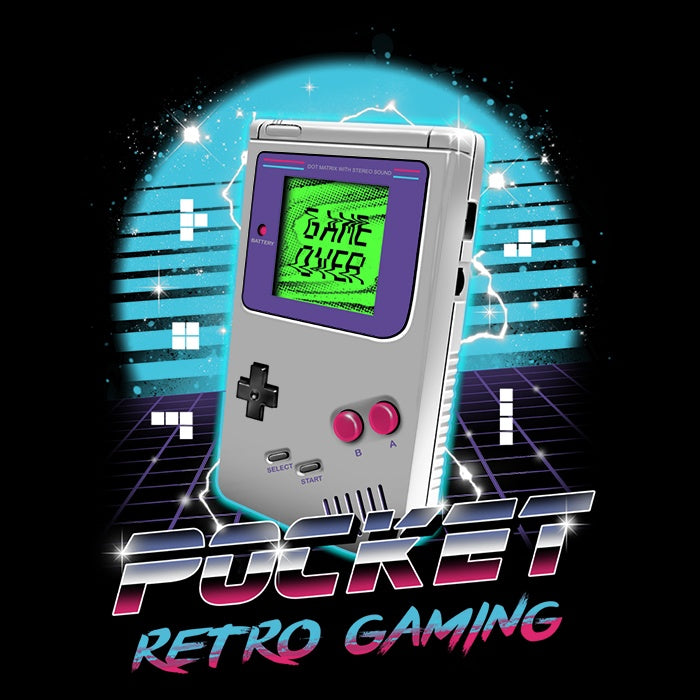 Pocket Retro Gaming Coasters - Adult & Kids T-Shirts, Sweatshirts & Hoodies apparel design preview 1