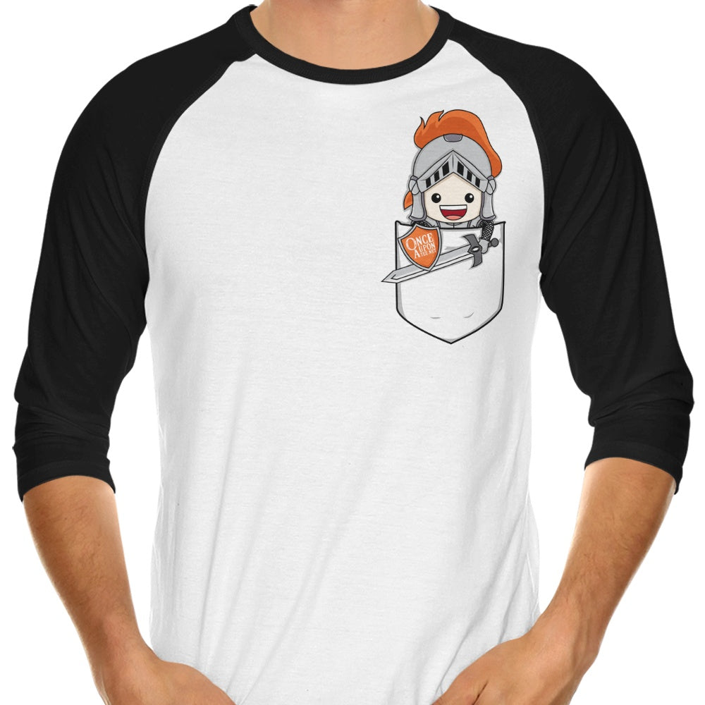 Pocket Teerion 3/4 Sleeve Raglan - Adult & Kids T-Shirts, Sweatshirts & Hoodies apparel design preview 1