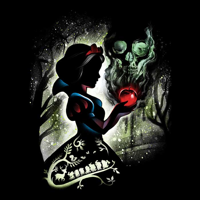 Poison Apple Women's V-Neck - Adult & Kids T-Shirts, Sweatshirts & Hoodies apparel design preview 2