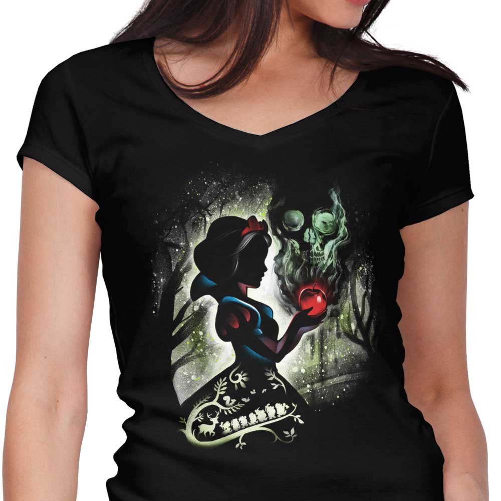 Poison Apple Women's V-Neck - Adult & Kids T-Shirts, Sweatshirts & Hoodies apparel design preview 1