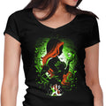 Poison Green Women's V-Neck - Adult & Kids T-Shirts, Sweatshirts & Hoodies apparel design preview 1