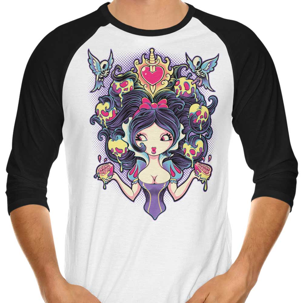 Poisoned Mind 3/4 Sleeve Raglan - Adult & Kids T-Shirts, Sweatshirts & Hoodies apparel design preview 1