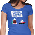 Polite Jaws Women's V-Neck - Adult & Kids T-Shirts, Sweatshirts & Hoodies apparel design preview 1