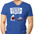 Polite Jaws Men's V-Neck - Adult & Kids T-Shirts, Sweatshirts & Hoodies apparel design preview 1