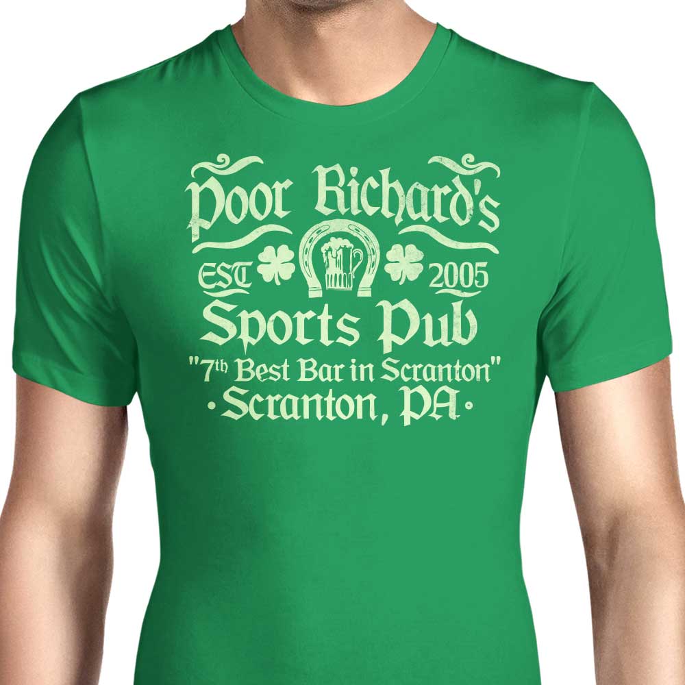 Poor Richards Pub Men's Apparel - Adult & Kids T-Shirts, Sweatshirts & Hoodies apparel design preview 1