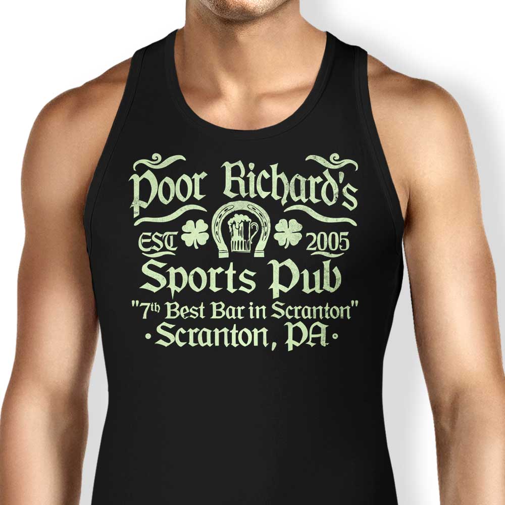 Poor Richards Pub Tank Top - Adult & Kids T-Shirts, Sweatshirts & Hoodies apparel design preview 1