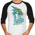 Pop Ex-Soldier 3/4 Sleeve Raglan - Adult & Kids T-Shirts, Sweatshirts & Hoodies apparel design preview 1