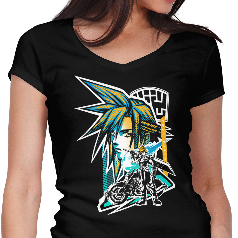 Pop Ex-Soldier Women's V-Neck - Adult & Kids T-Shirts, Sweatshirts & Hoodies apparel design preview 1