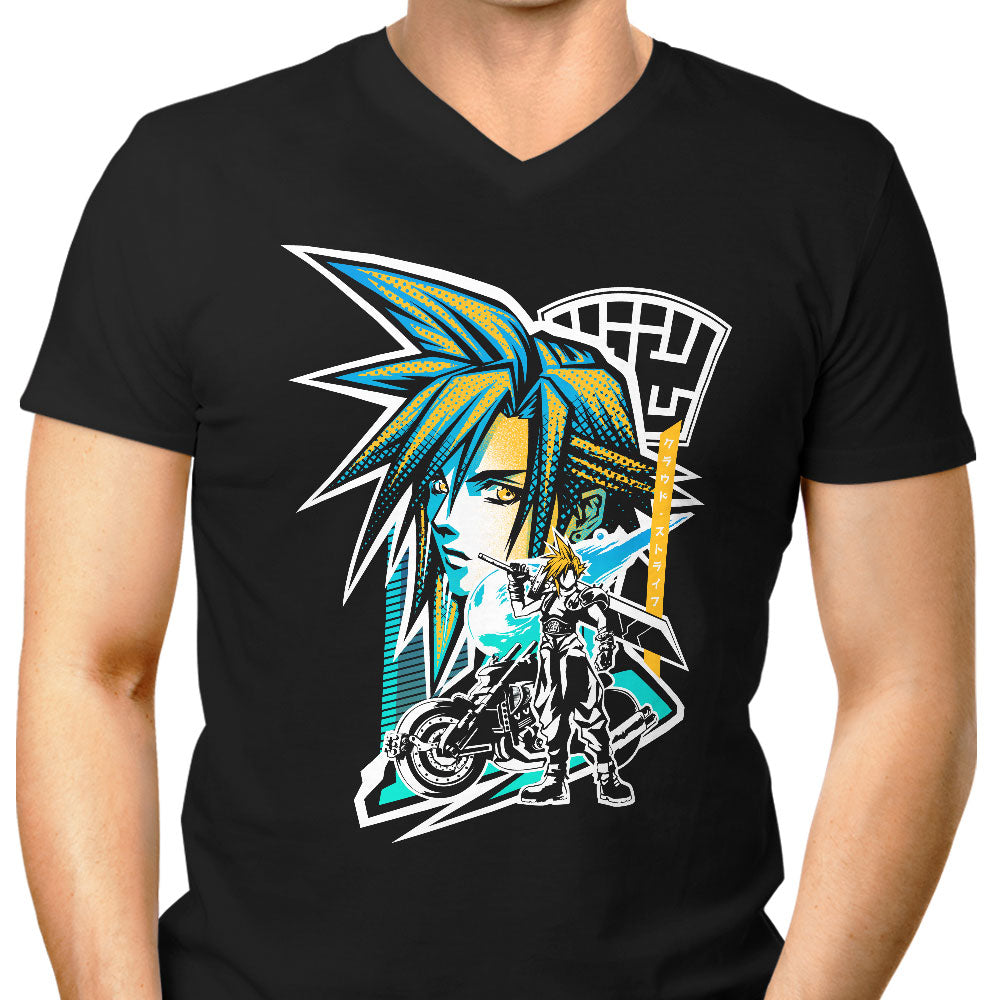 Pop Ex-Soldier Men's V-Neck - Adult & Kids T-Shirts, Sweatshirts & Hoodies apparel design preview 1