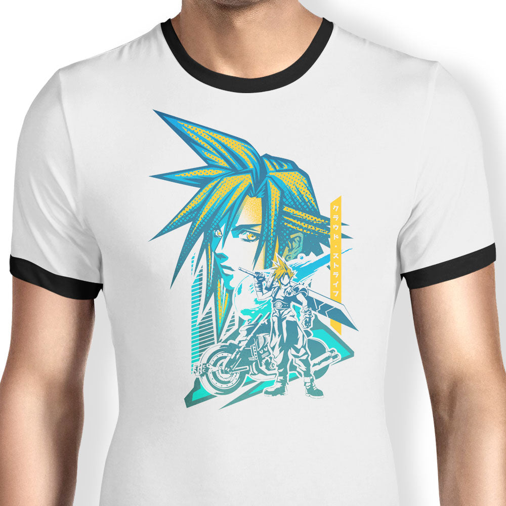 Pop Ex-Soldier Ringer - Adult & Kids T-Shirts, Sweatshirts & Hoodies apparel design preview 1