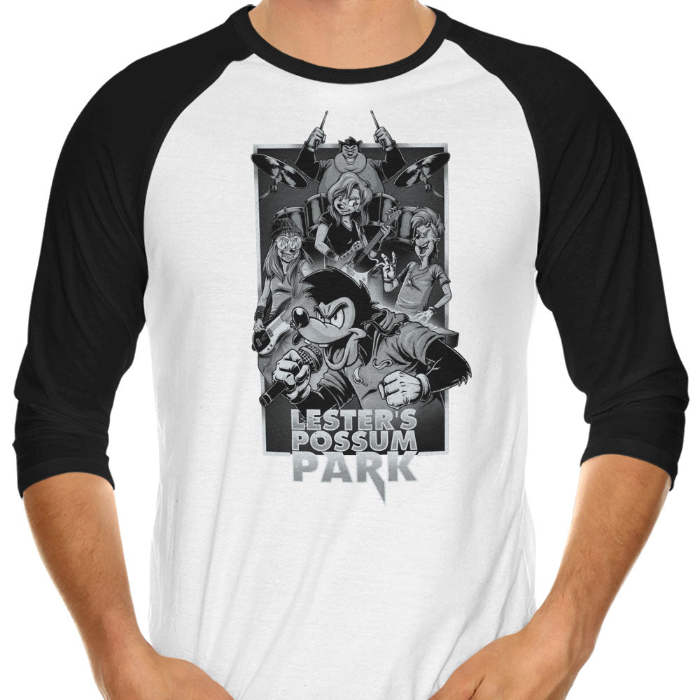 Possum Park 3/4 Sleeve Raglan - Adult & Kids T-Shirts, Sweatshirts & Hoodies apparel design preview 1