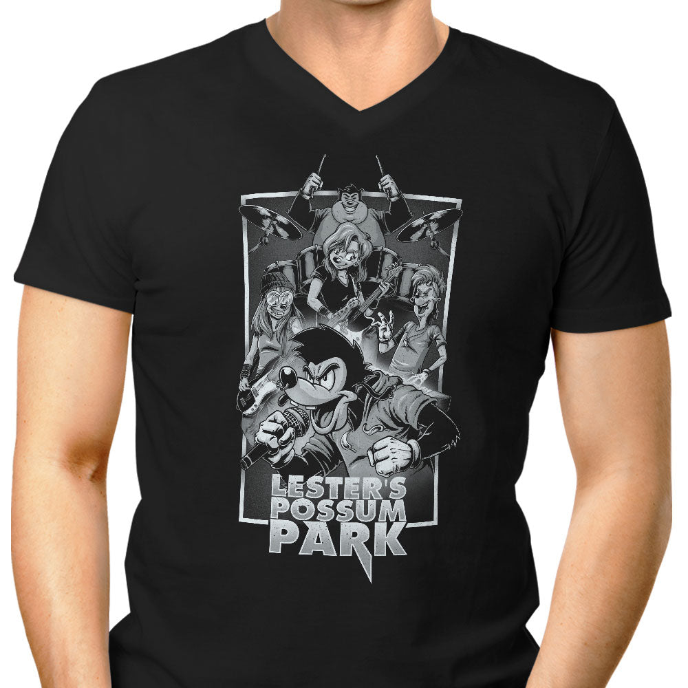 Possum Park Men's V-Neck - Adult & Kids T-Shirts, Sweatshirts & Hoodies apparel design preview 1