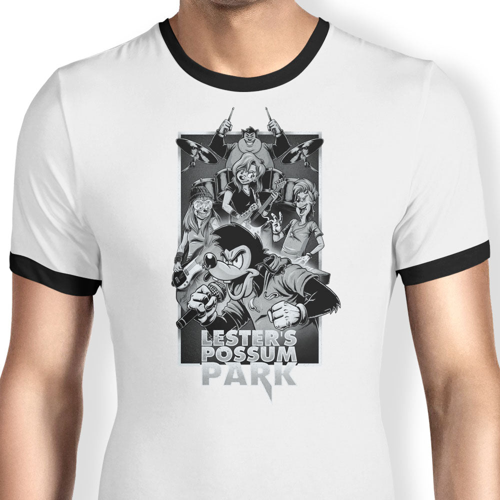 Possum Park Ringer - Adult & Kids T-Shirts, Sweatshirts & Hoodies apparel design preview 1